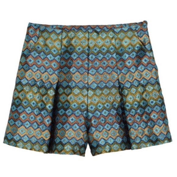 H&M Pants - NWT H&M Metallic Dress Shorts / Skorts - 6
